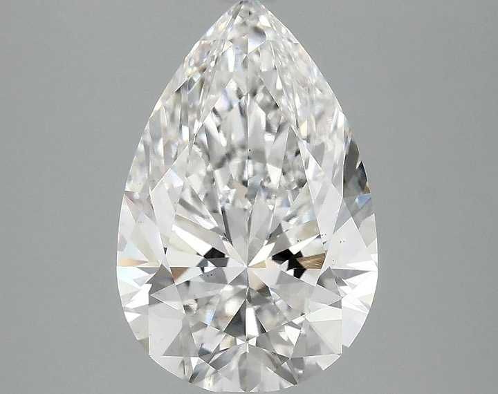 3.08 Carat Pear Shaped Excellent Cut VS2 IGI Certified Lab Grown Diamond