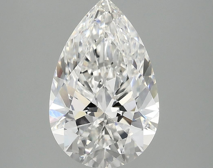3.04 Carat Pear Shaped Ideal Cut VVS2 IGI Certified Lab Grown Diamond