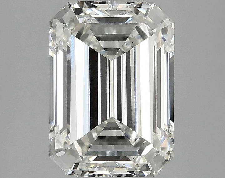 3.04 Carat Emerald Shaped Ideal Cut VS2 IGI Certified Lab Grown Diamond