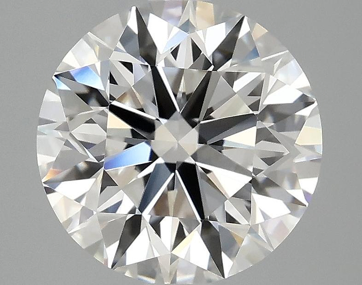 3.08 Carat Round Shaped Excellent Cut VVS2 IGI Certified Lab Grown Diamond