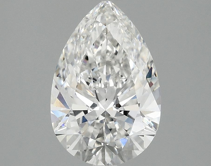 2.07 Carat Pear Shaped Excellent Cut VVS2 IGI Certified Lab Grown Diamond