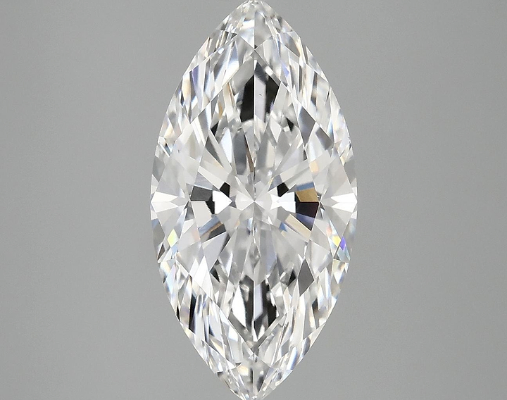 3.1 Carat Marquise Shaped Ideal Cut VVS2 IGI Certified Lab Grown Diamond
