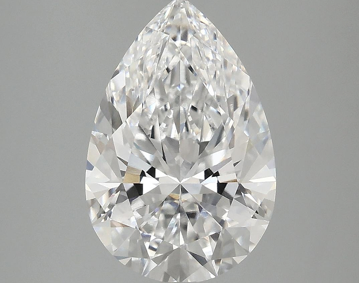 3.1 Carat Pear Shaped Excellent Cut VVS2 IGI Certified Lab Grown Diamond