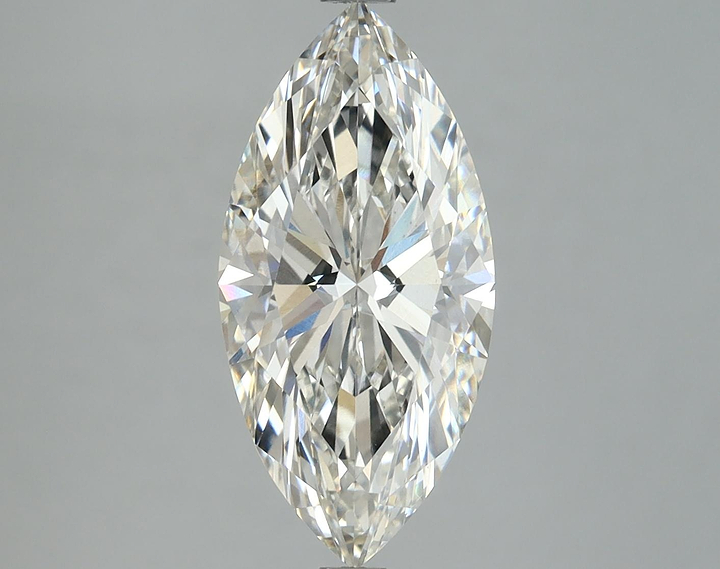 3.09 Carat Marquise Shaped Ideal Cut VVS2 IGI Certified Lab Grown Diamond