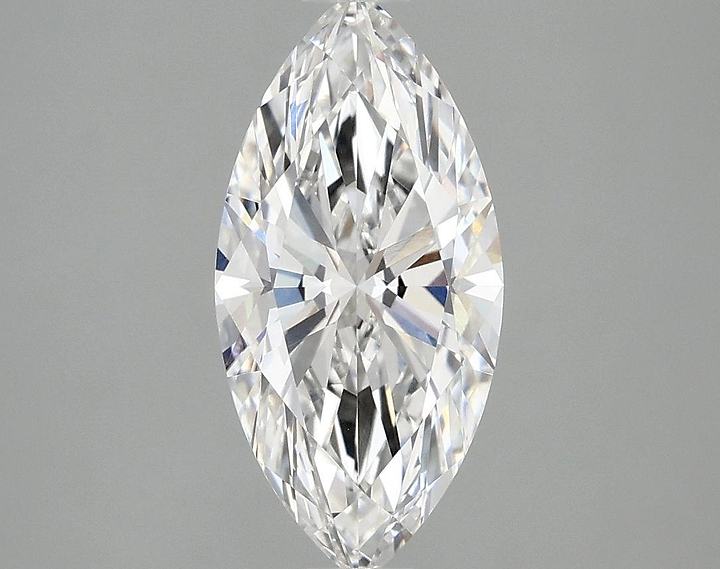 2.04 Carat Marquise Shaped Excellent Cut VVS2 IGI Certified Lab Grown Diamond