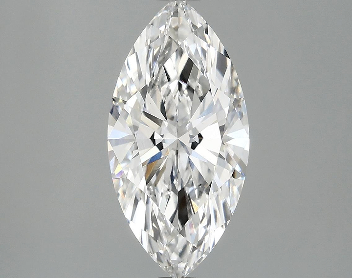 2.1 Carat Marquise Shaped Ideal Cut VS1 IGI Certified Lab Grown Diamond