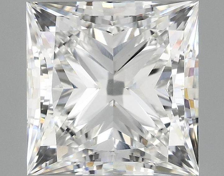 3.94 Carat Princess Shaped Ideal Cut VS1 IGI Certified Lab Grown Diamond