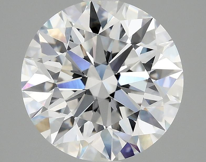 3.04 Carat Round Shaped Ideal Cut VVS2 IGI Certified Lab Grown Diamond