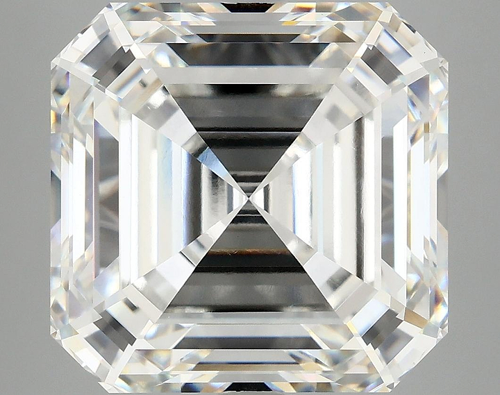 10.8 Carat Asscher Shaped Ideal Cut VVS2 IGI Certified Lab Grown Diamond