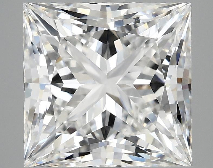 4.7 Carat Princess Shaped Ideal Cut VVS2 IGI Certified Lab Grown Diamond