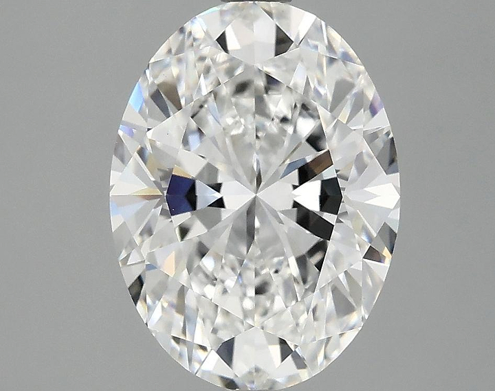 3.08 Carat Oval Shaped Excellent Cut VVS2 IGI Certified Lab Grown Diamond