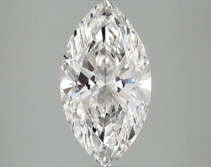 2.98 Carat Marquise Shaped Excellent Cut VVS2 IGI Certified Lab Grown Diamond