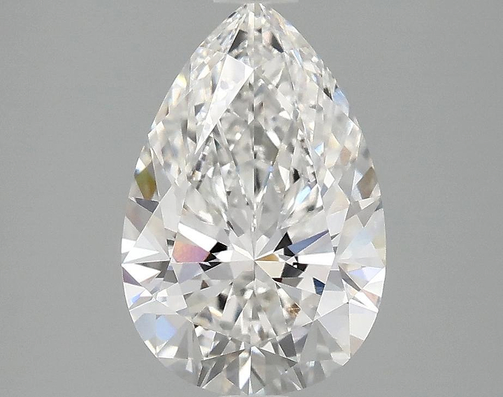 2.05 Carat Pear Shaped Excellent Cut VVS2 IGI Certified Lab Grown Diamond