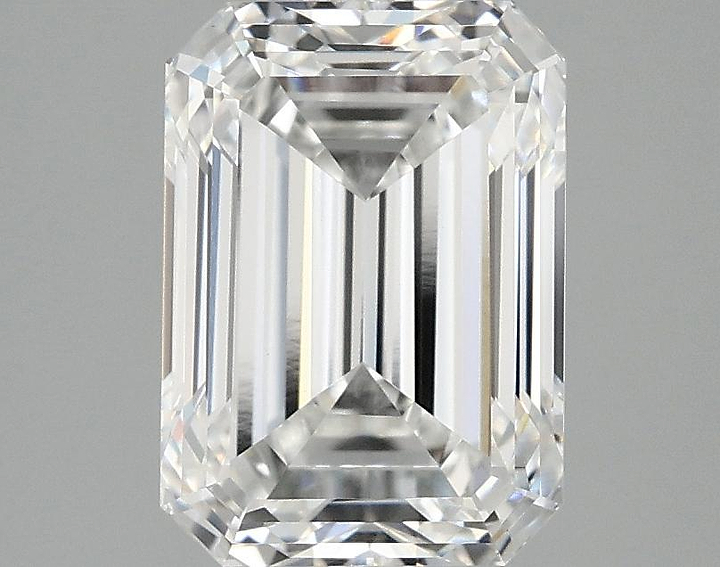 2.88 Carat Emerald Shaped Ideal Cut VS1 IGI Certified Lab Grown Diamond