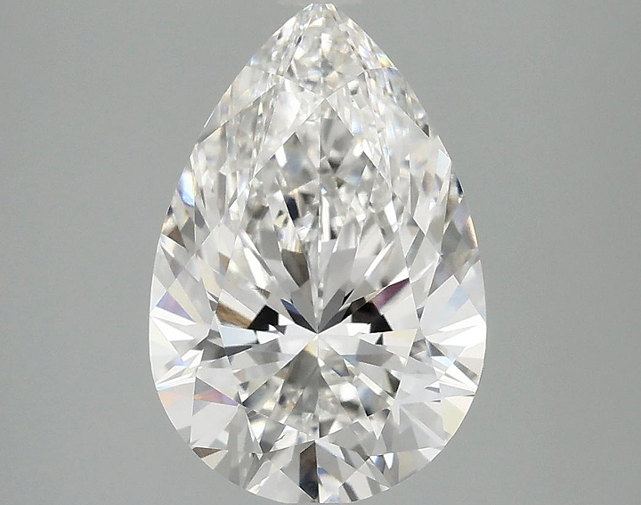 3.08 Carat Pear Shaped Excellent Cut VS1 IGI Certified Lab Grown Diamond