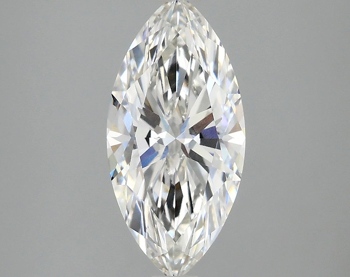 2.08 Carat Marquise Shaped Excellent Cut VVS2 IGI Certified Lab Grown Diamond