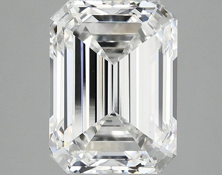 3.08 Carat Emerald Shaped Excellent Cut VS1 IGI Certified Lab Grown Diamond