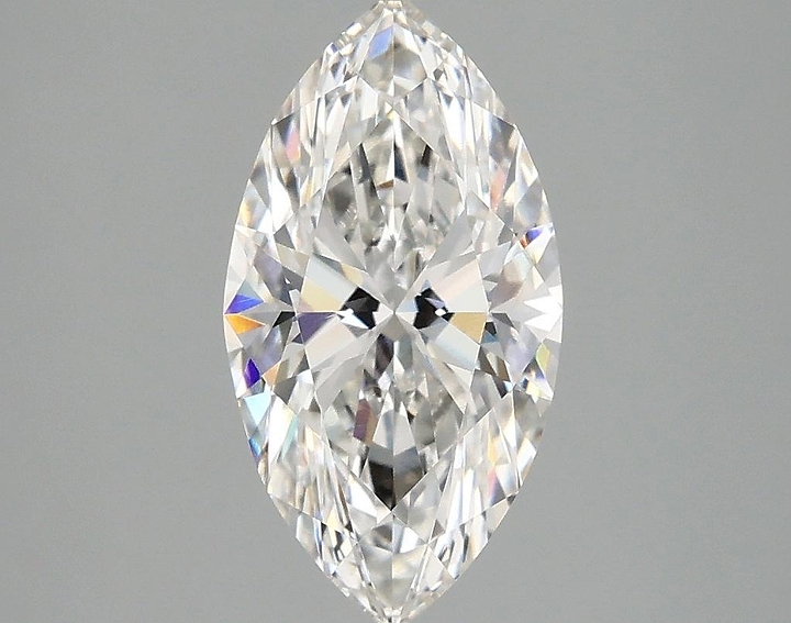 1.9 Carat Marquise Shaped Excellent Cut VVS2 IGI Certified Lab Grown Diamond