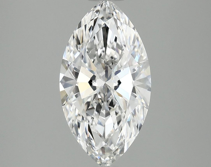2.05 Carat Marquise Shaped Excellent Cut VVS2 IGI Certified Lab Grown Diamond