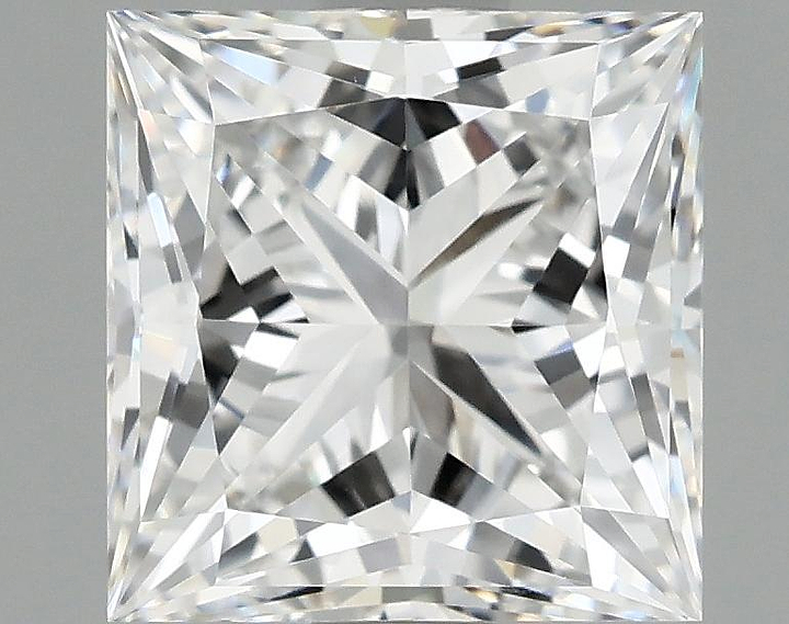 1.42 Carat Princess Shaped Ideal Cut VVS2 IGI Certified Lab Grown Diamond