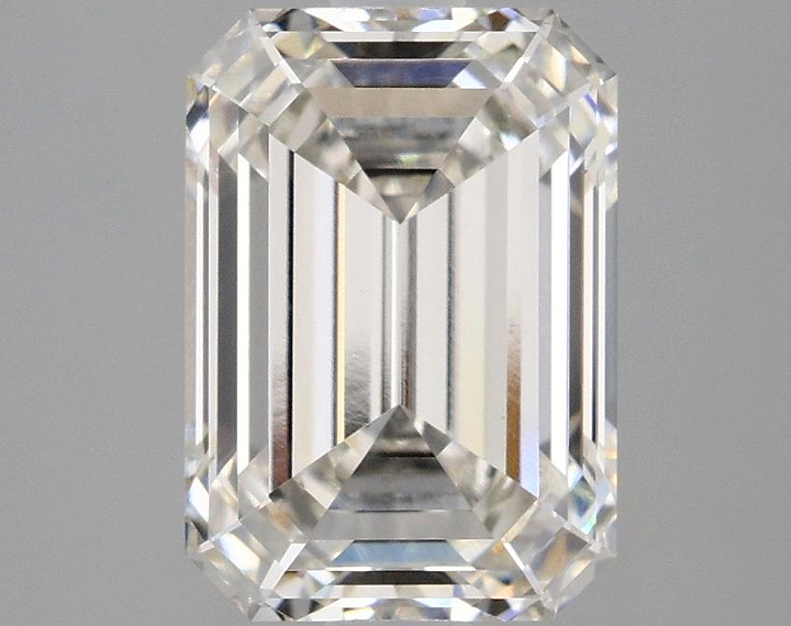3.07 Carat Emerald Shaped Ideal Cut VVS2 IGI Certified Lab Grown Diamond