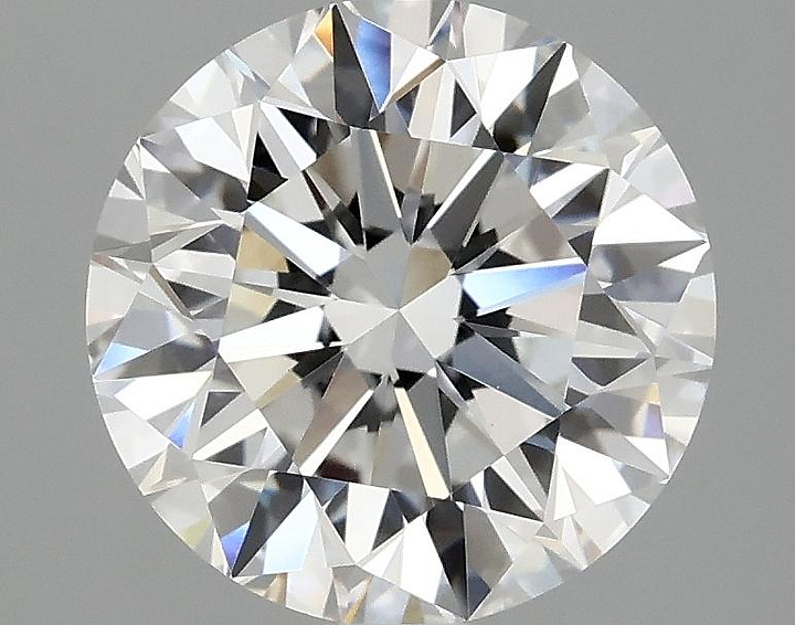 3.02 Carat Round Shaped Excellent Cut VVS2 IGI Certified Lab Grown Diamond