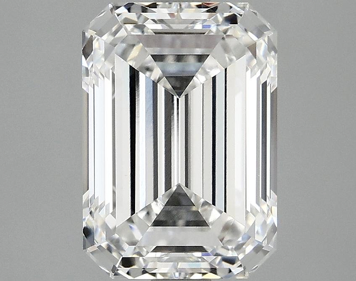 3.07 Carat Emerald Shaped Ideal Cut VVS2 IGI Certified Lab Grown Diamond
