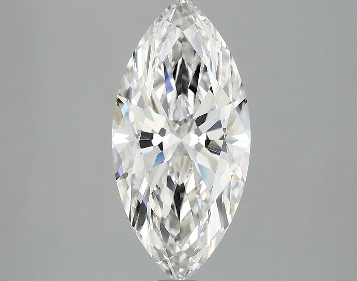2.1 Carat Marquise Shaped Excellent Cut VVS2 IGI Certified Lab Grown Diamond