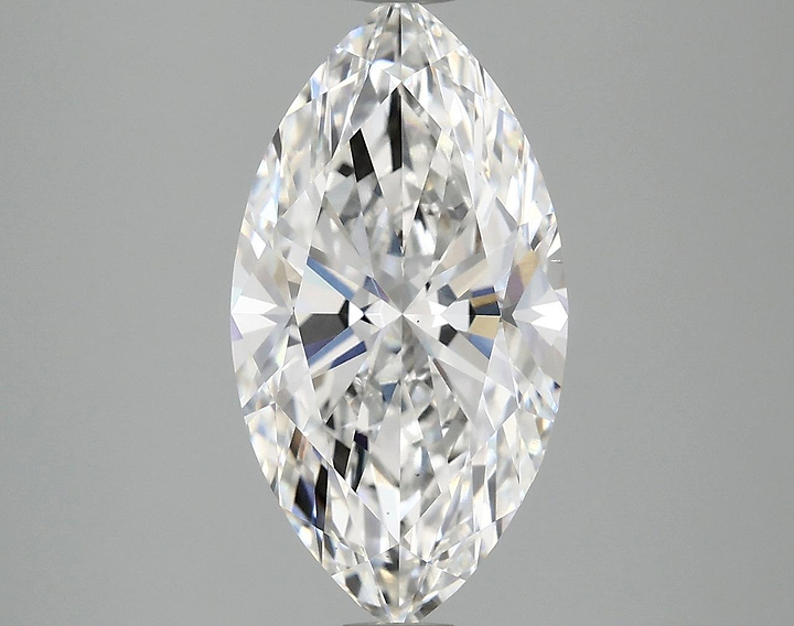 3.07 Carat Marquise Shaped Excellent Cut VS2 IGI Certified Lab Grown Diamond