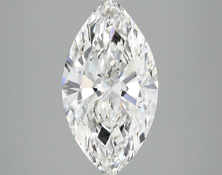 3.0 Carat Marquise Shaped Excellent Cut VVS2 IGI Certified Lab Grown Diamond