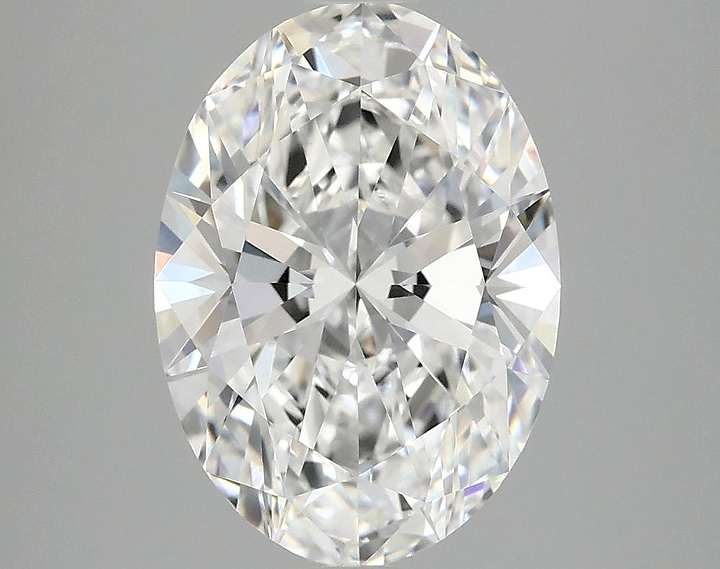 3.09 Carat Oval Shaped Ideal Cut VVS2 IGI Certified Lab Grown Diamond