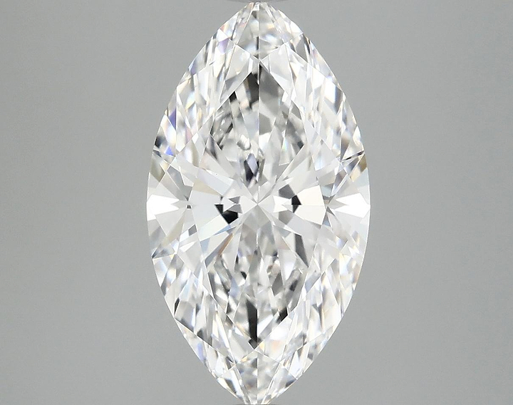 3.08 Carat Marquise Shaped Excellent Cut VVS2 IGI Certified Lab Grown Diamond