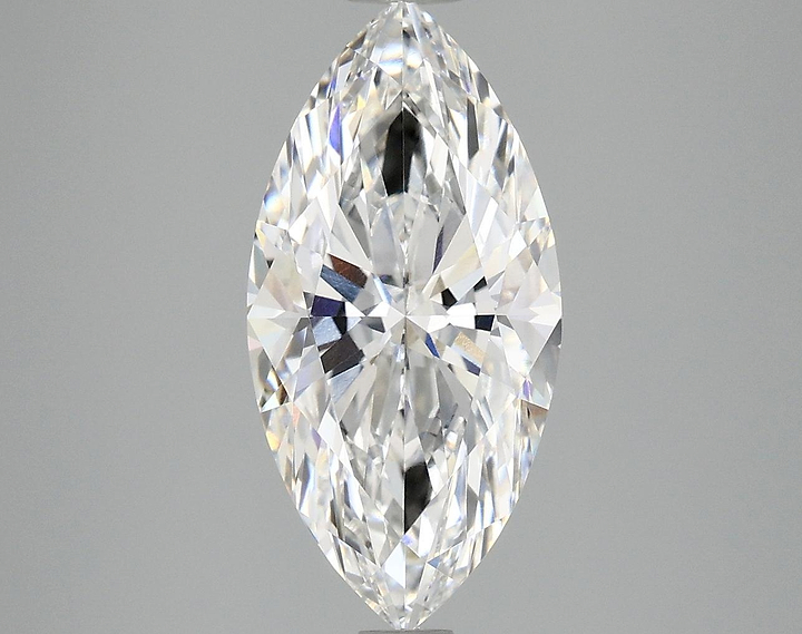 3.08 Carat Marquise Shaped Ideal Cut VVS2 IGI Certified Lab Grown Diamond