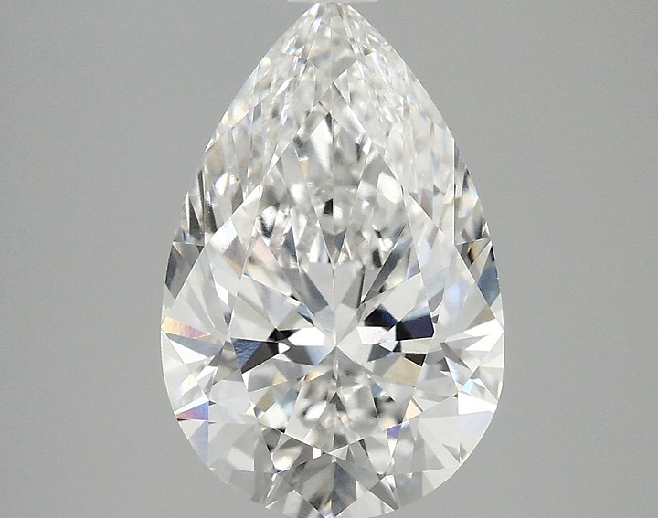 3.01 Carat Pear Shaped Excellent Cut VVS2 IGI Certified Lab Grown Diamond