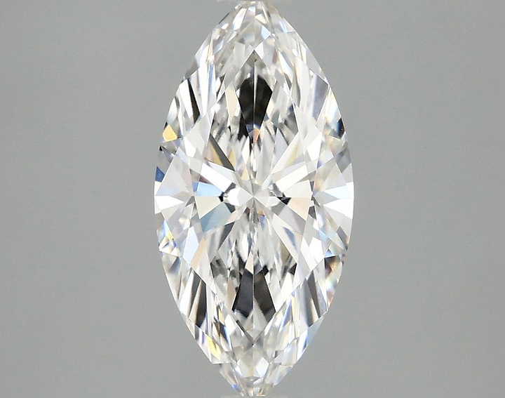 2.01 Carat Marquise Shaped Excellent Cut VVS2 IGI Certified Lab Grown Diamond