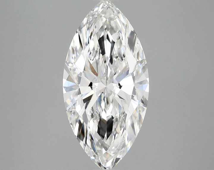 3.0 Carat Marquise Shaped Ideal Cut VVS2 IGI Certified Lab Grown Diamond