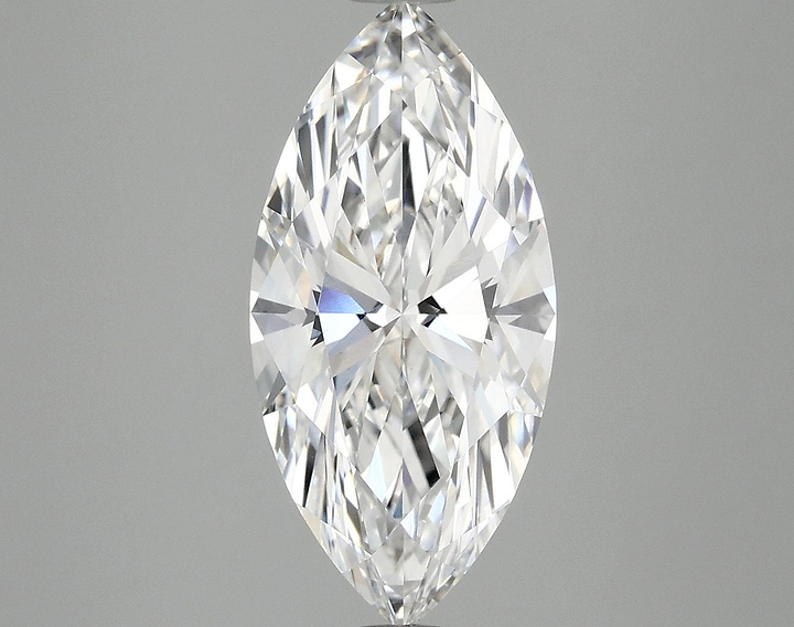 3.08 Carat Marquise Shaped Excellent Cut VVS2 IGI Certified Lab Grown Diamond