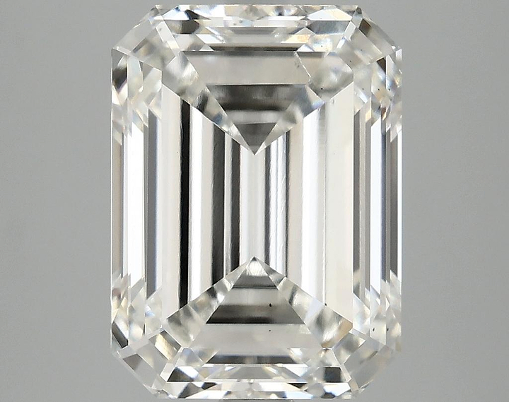 5.01 Carat Emerald Shaped Excellent Cut SI1 IGI Certified Lab Grown Diamond