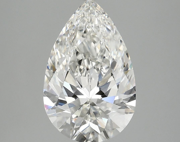 3.02 Carat Pear Shaped Ideal Cut VVS2 IGI Certified Lab Grown Diamond