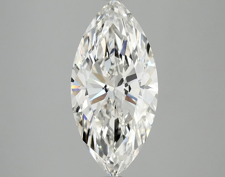3.08 Carat Marquise Shaped Excellent Cut VVS2 IGI Certified Lab Grown Diamond