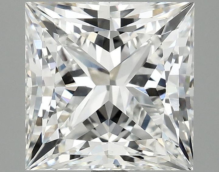 4.1 Carat Princess Shaped Ideal Cut VVS2 IGI Certified Lab Grown Diamond