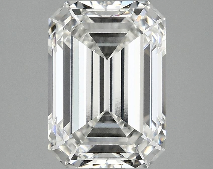 3.09 Carat Emerald Shaped Ideal Cut VVS2 IGI Certified Lab Grown Diamond
