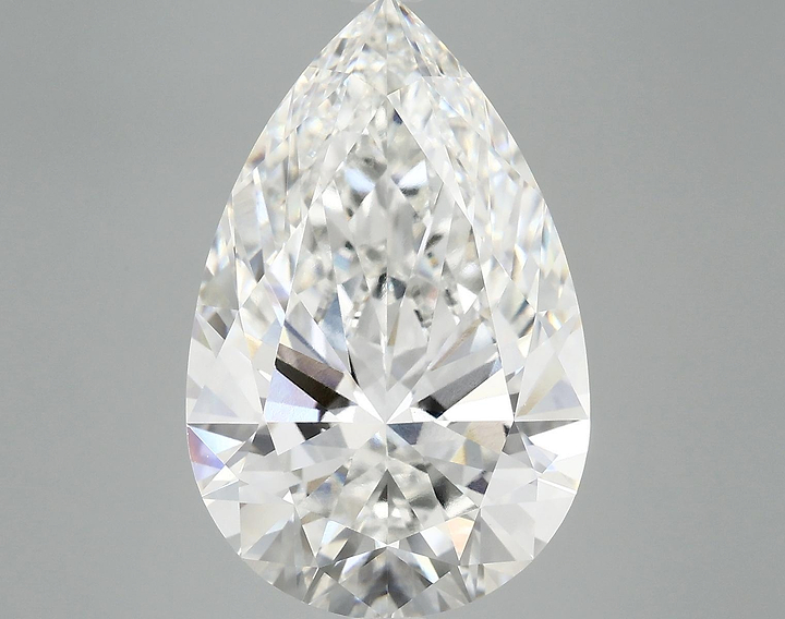 8.19 Carat Pear Shaped Ideal Cut VVS2 IGI Certified Lab Grown Diamond