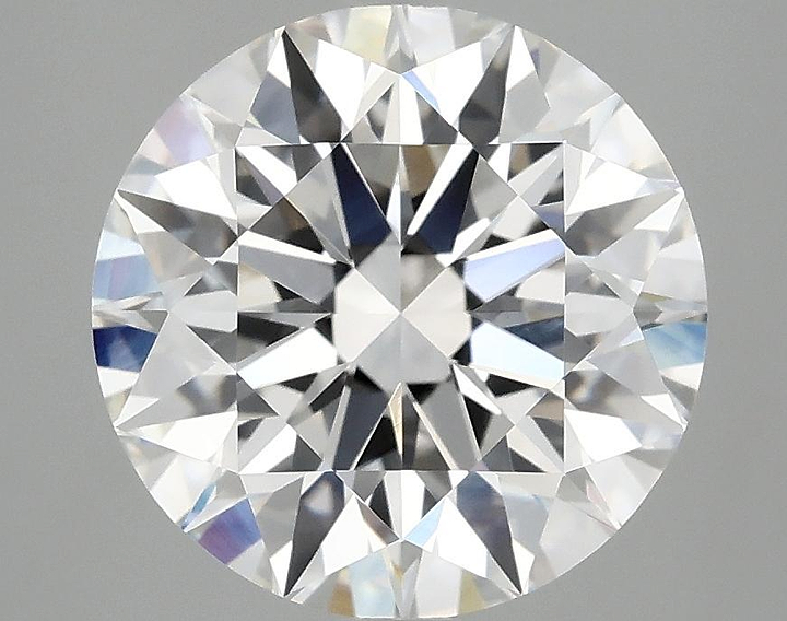 4.06 Carat Round Shaped Excellent Cut VVS2 IGI Certified Lab Grown Diamond