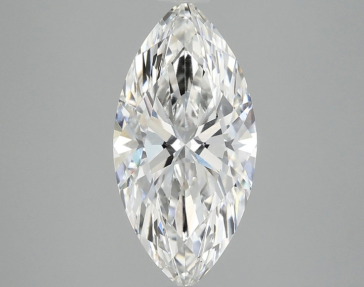 3.0 Carat Marquise Shaped Ideal Cut VVS2 IGI Certified Lab Grown Diamond