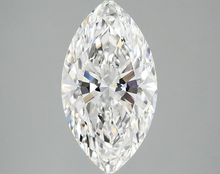 3.08 Carat Marquise Shaped Excellent Cut VVS2 IGI Certified Lab Grown Diamond