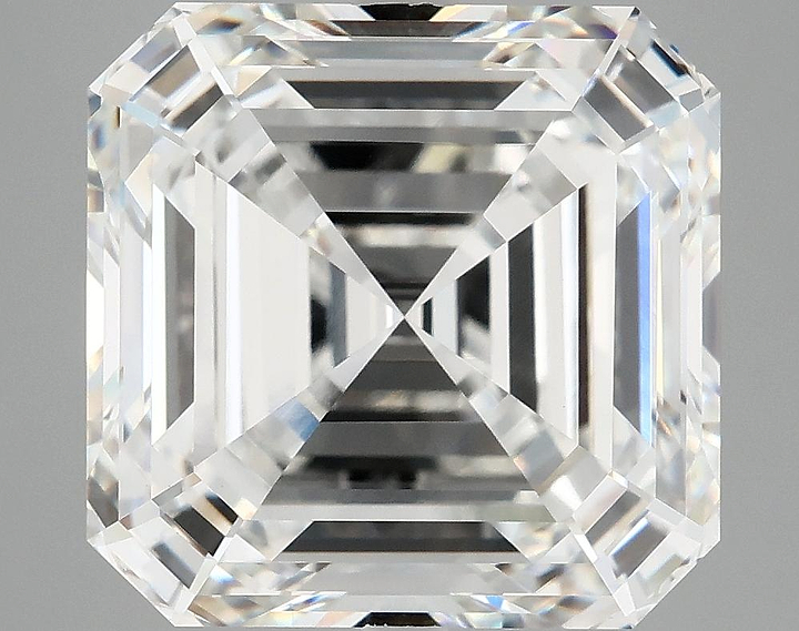 10.14 Carat Asscher Shaped Ideal Cut VVS2 IGI Certified Lab Grown Diamond