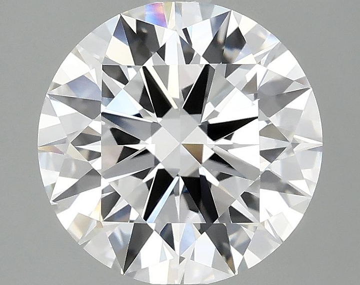 3.09 Carat Round Shaped Ideal Cut VVS2 IGI Certified Lab Grown Diamond