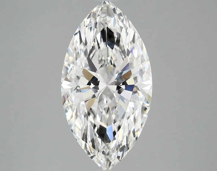 3.01 Carat Marquise Shaped Excellent Cut VVS2 IGI Certified Lab Grown Diamond