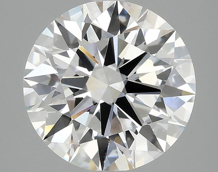 3.09 Carat Round Shaped Ideal Cut VVS2 IGI Certified Lab Grown Diamond
